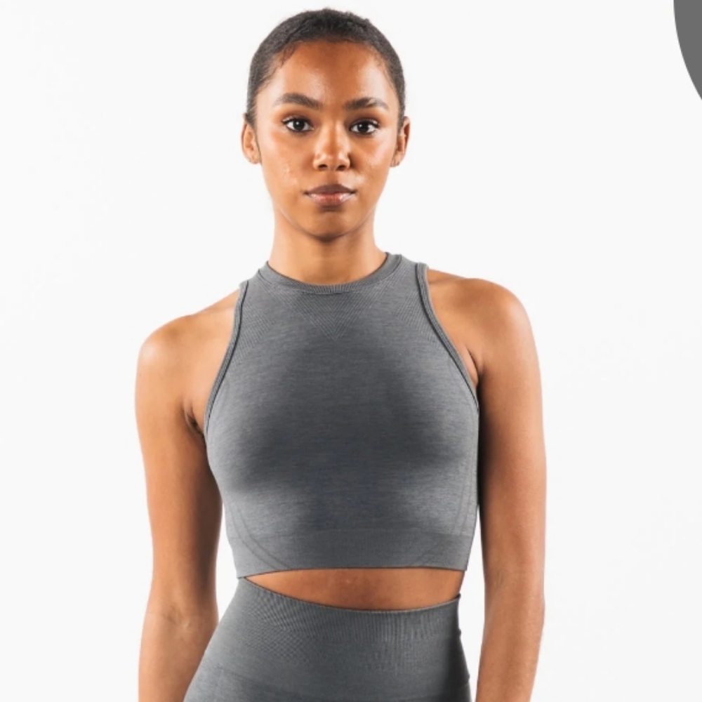 Alphalete Stratus Crop - Smoke